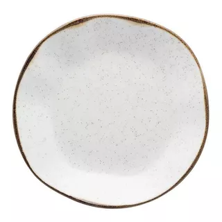 Plato Hondo Oxford Ryo Maresia, 22,5 Cm, Porcelana, Ra01/9515, Color Blanco