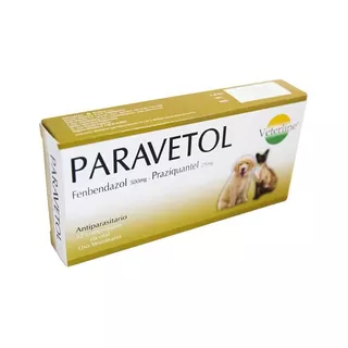 Paravetol - Veterline / Fenbendazol Y Praziquantel