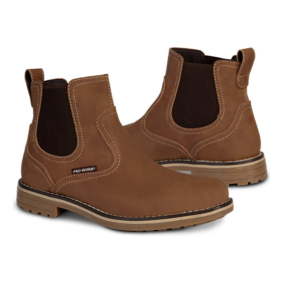 Bota Hombre Segruidad Industrial Pro Work 89705 Coax Canela