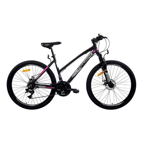 Mountain bike Fire Bird Lady Tour  2022 R26 M 21v frenos de disco mecánico color negro/rosa  