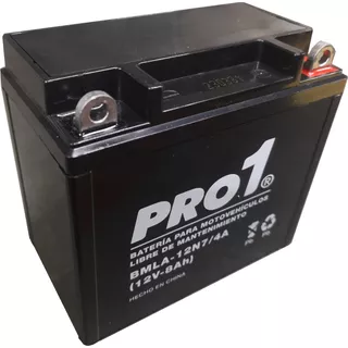 Batería Moto Agm Pro1 12n7-4a