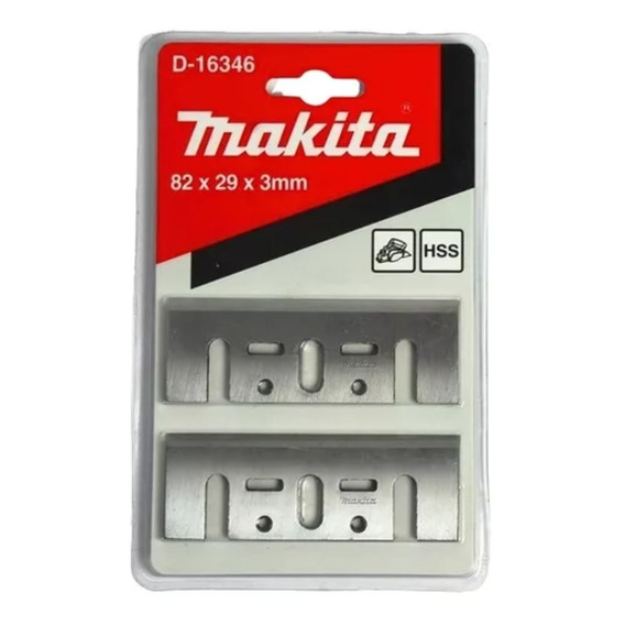 Juego Cuchilla Cepillo Makita D-16346 Hss 82mm Reafilable