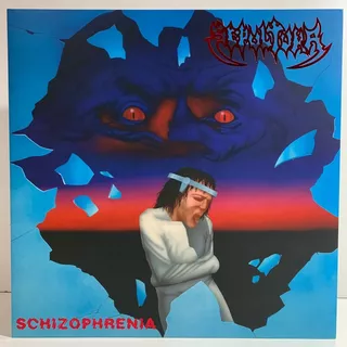 Sepultura - Schizophrenia Lp Reedição Vinil Azul Lacrado