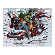 Adesivo Faixa Border Parede Vingadores Avengers 5m²
