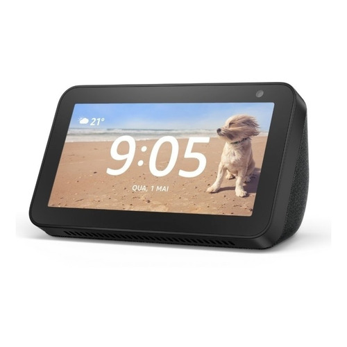 Amazon Echo Show 5 1st Gen con asistente virtual Alexa, pantalla integrada de 5.5" charcoal 110V/240V