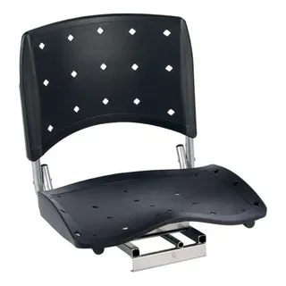 Cadeira P/ Barco Giratória / Dobrável - C/ Assento Grande#
