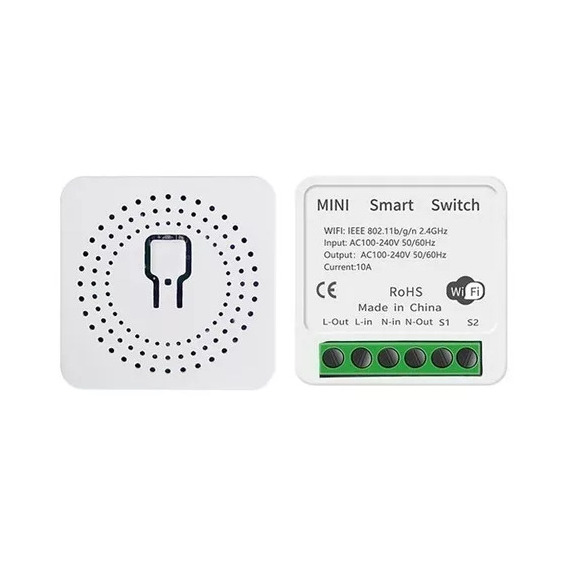 Interruptor Enchufe Wifi Vhome Mini 9/24 Alexa Google Vshop