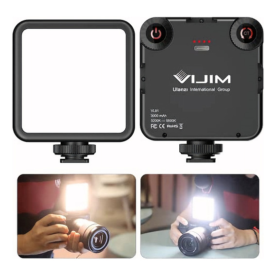 Luz Led Para Camara De Video Portátil Cri95+ 3200k-5600k