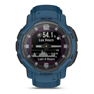 Reloj Hibrido Garmin Instinct Crossover Solar Azul