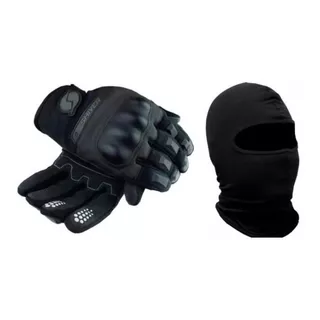 Luva Motociclista Shiver Dart  C/protetor + Touca  Balaclava