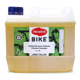 Lubricante P/ Cadena Terreno Húmedo Penetrit Bike Bidón 5 Lt