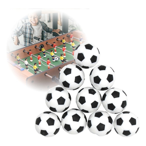 Pelota Para Futbolito Accesorios Juegos Balón 10 Piezas