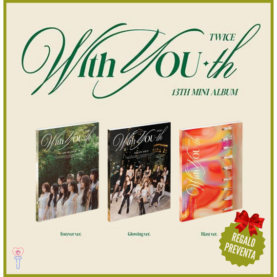 Twice 13th Mini Album Original With You-th ( Set 3 Albums )