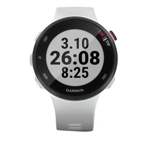 Smartwatch Garmin Forerunner 45S 1.04" caja 39mm  blanca, malla  blanca de  silicona