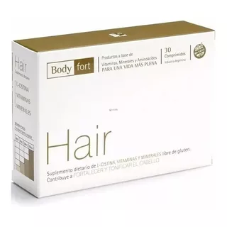 Suplemento En Comprimidos Natufarma Hair En Caja 30 Un
