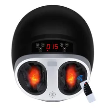 Masajeador De Pies Eléctrico Gadnic Termoterapia 50w Control Remoto 5 Modos Calor 45c Negro