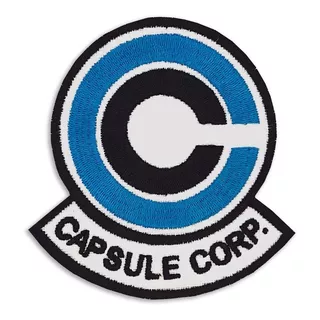 Parche Capsule Corp - Dragon Ball 7 Cm Bordado