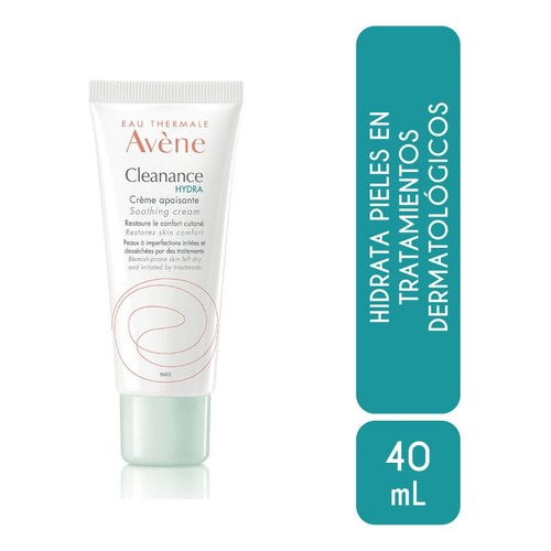 Avene Crema Cleanance Hydra - mL  Momento de aplicación Día/Noche Tipo de piel Sensible
