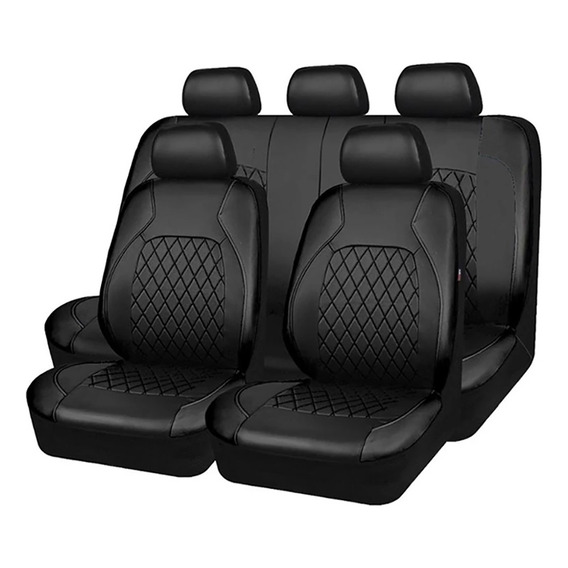 Set Universal De Fundas De Asiento De Cuero P/auto, 9 Pzs.