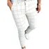 Pantalones Largos De Cuadros Casuales For Hombre Pantalones