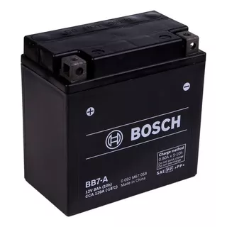 Bateria Motos Bosch Gel Agm Bb7-a Yb7-a Suzuki Gn 125 Vzh