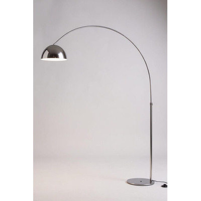 Lampara De Pie Arco Large Cromo Apto Led Luz Desing