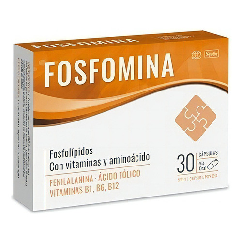 Fosfomina® 30 Caps | Fosfolípidos + Vitaminas + Aminoácidos Sabor Sin sabor