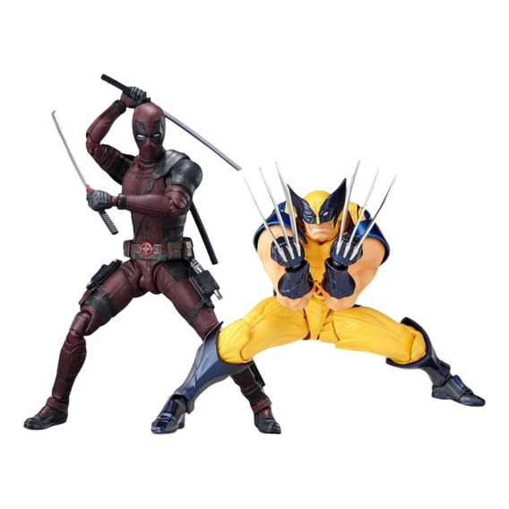 Figura Deadpool Wolverine X-men Amazing Colección Juguetes