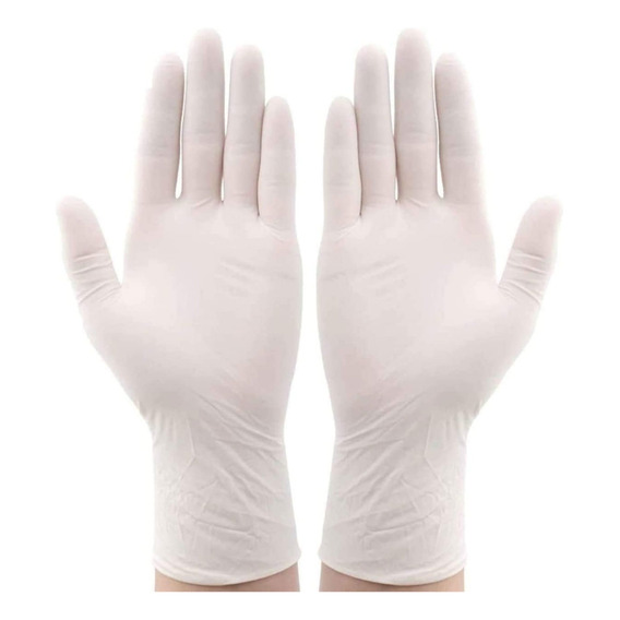 Guantes De Latex Descartable Pack 10 X 100u Medium