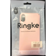 Funda Ringke iPhone X Slim Blanco/rosa (eco Package)