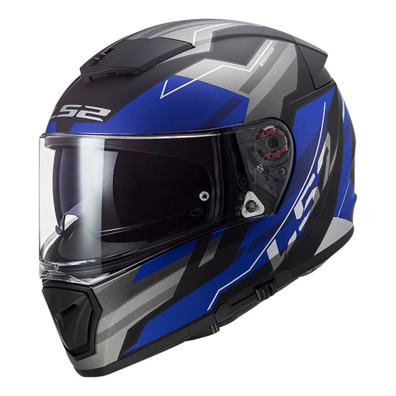 Casco Cerrado Ls2 Breaker Beta Azul Mate