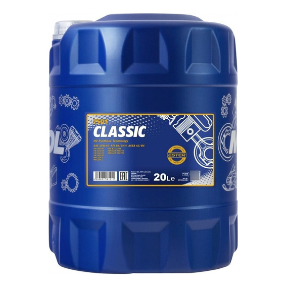 Aceite para motor Mannol semi-sintético 10W-40 para autos, pickups & suv