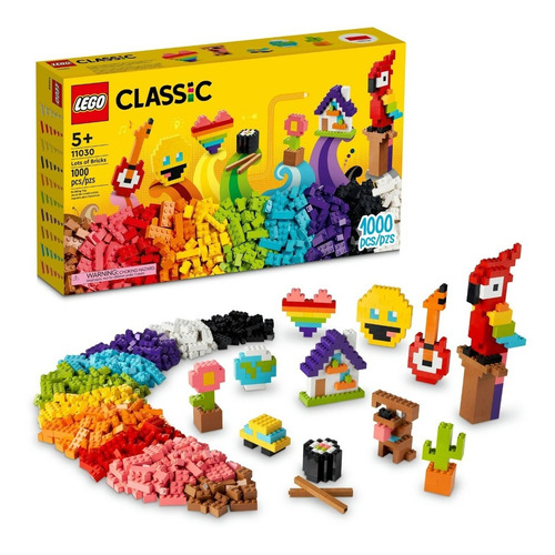 Kit De Construcción Lego Classic Ladrillos A Montones 11030 Cantidad de piezas 1000