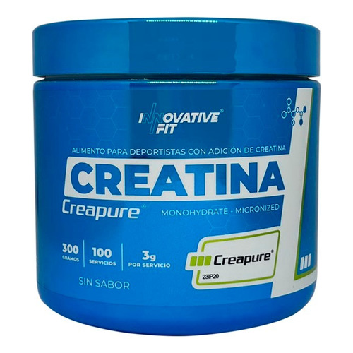 Suplemento En Polvo Innovative Fit  Creapure Creatina Creapure® | Innovative Fit | 300g | 100 Servicios | Sin Sabor Creatina Monohidratada Creapure En Pote De 300g