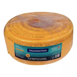 Eletroduto Tramontina De Pvc Flexível 1/2p Corrugado 20mmx50