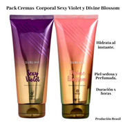Cremas Perfumadas Sexy Violet Y Divine Hnd Brasil Original