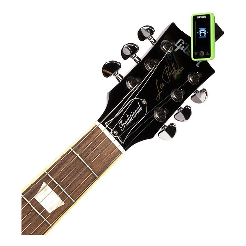 Daddario Pw-ct-17 Grn Afinador Guitarra Bajo Pinza Cromático