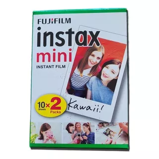 Filme Instax Mini Pack Com 20 Fujifilm