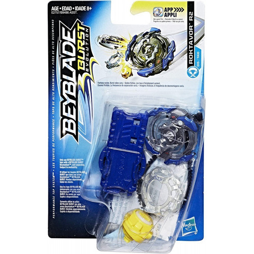 Beyblade Burst Evolution - Roktavor R2 - Hasbro Color Azul