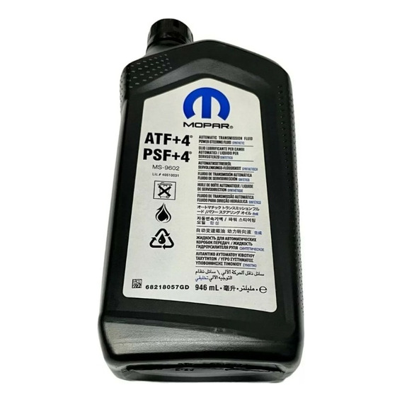 Aceite Caja Automatica Atf+4 Jeep Dodge Ram 1 Lt Mopar