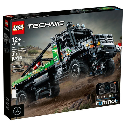 Kit Lego Technic Camión 4x4 Mercedes Benz Zetros 42129 Cantidad de piezas 2110