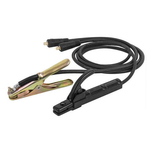 Cable Para Soldadora Inversora, Con Pinza De Tierra, 200 A Color Negro