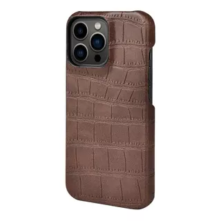 Funda Estilo Cocodrilo Para iPhone De Piel De Calidad