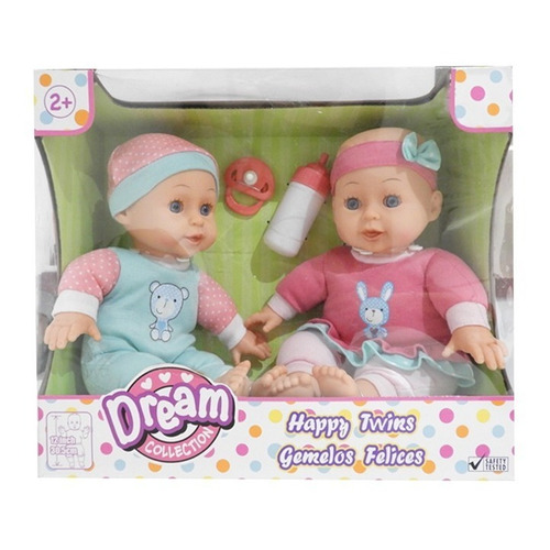 Dream Collection Muñeca 30 Cm Gemelos Felices 17227 E. Full