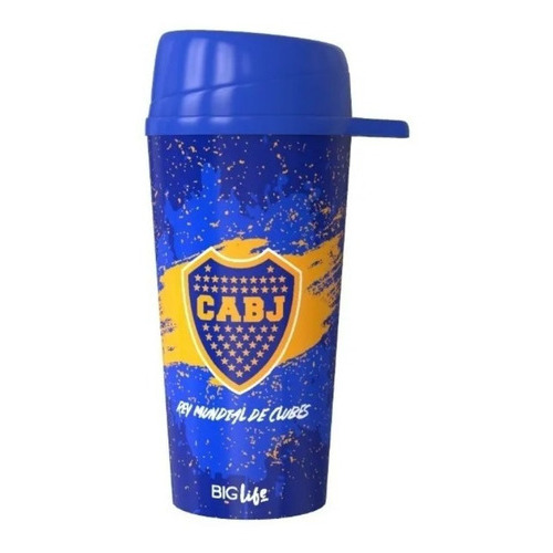 Vaso Tapa Plastico Pico 350ml River Boca Producto Oficial 