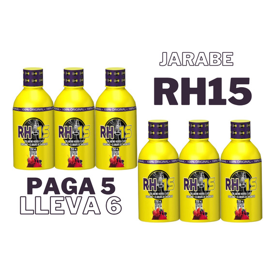 Jarabe Rh15 Frutos Rojos R13 - mL a $60