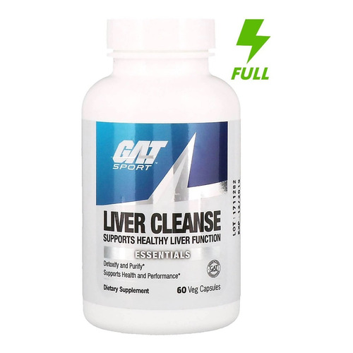 Gat Liver Cleanse 60 Caps Protector Hepatico Vitaminas Sabor Capsulas