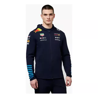 Sudadera Full Zip Red Bull F1 Sergio Pérez Chamarra Genuina