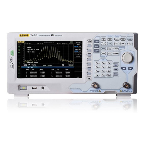 Rigol Dsa815-tg Analizador De Espectro 1.5ghz Tracking Gen.