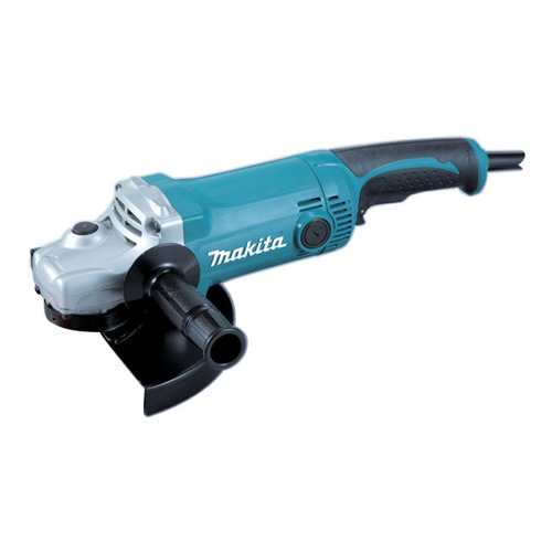 Esmeriladora angular Makita GA9050 de 50 Hz/60 Hz color turquesa 2000 W 220 V - 250 V + accesorio